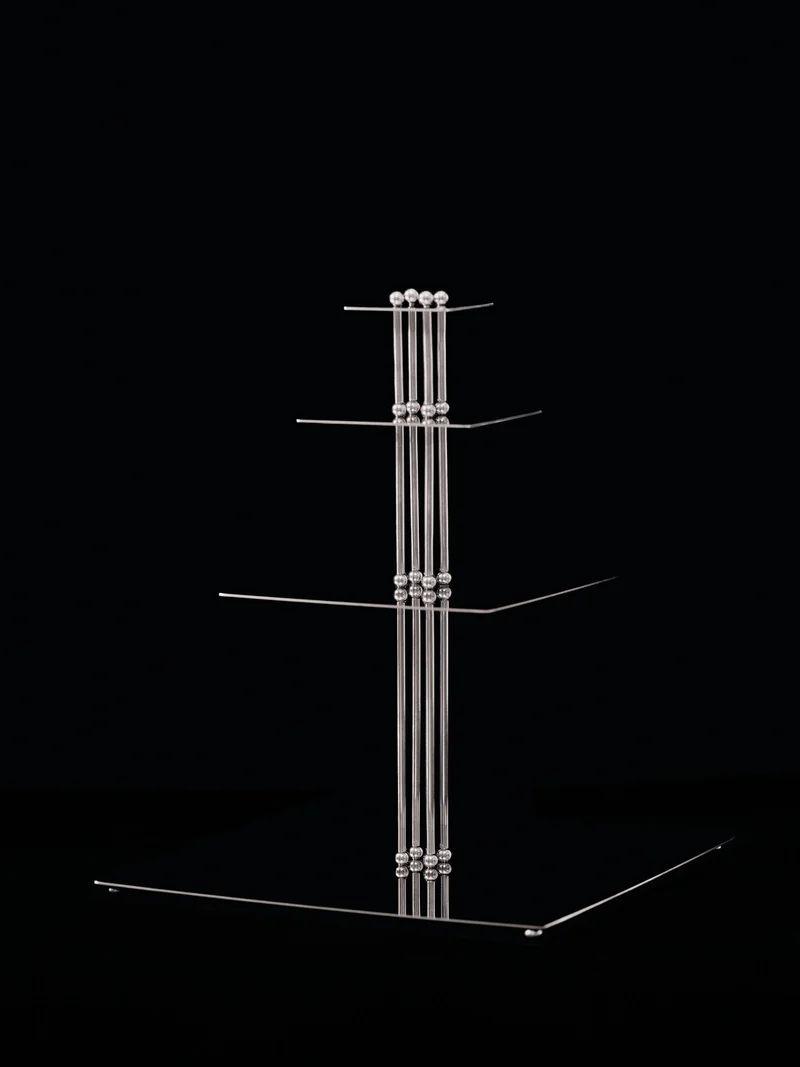 Orbelle Etagere - Mirror Polished