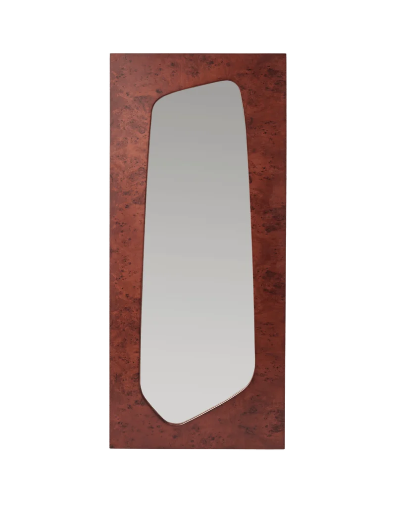 Folia Mirror - Large - Dark Stained Burl