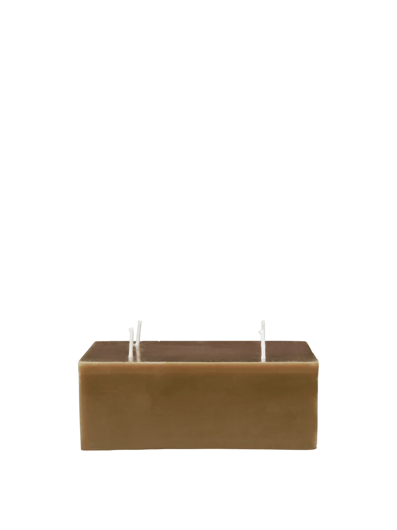 Burren Block Candle - Large - Bronze