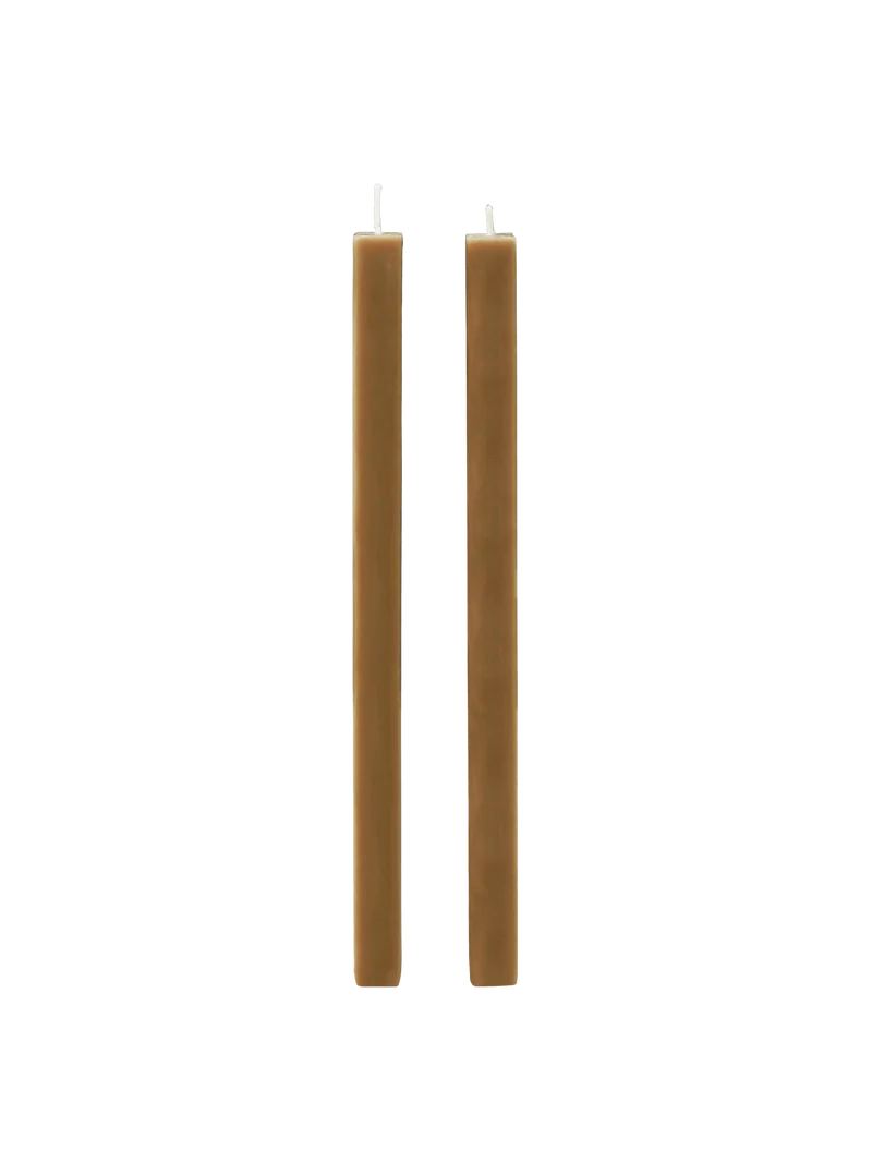 Burren Pillar Candles - Set of 2 - Bronze