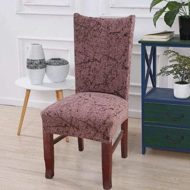 Housse de chaise extensible texturé AFRIDECO