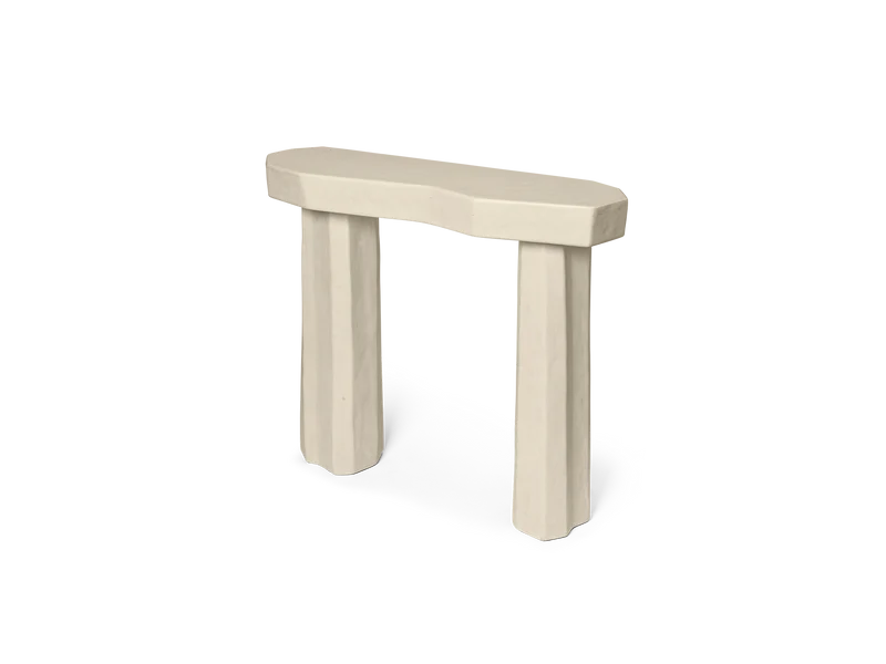 Staffa Console Table - Ivory
