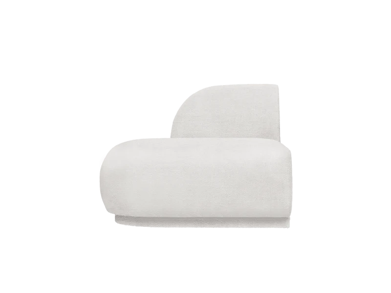 Rico Sofa Open End Left - Bouclé - Off-White