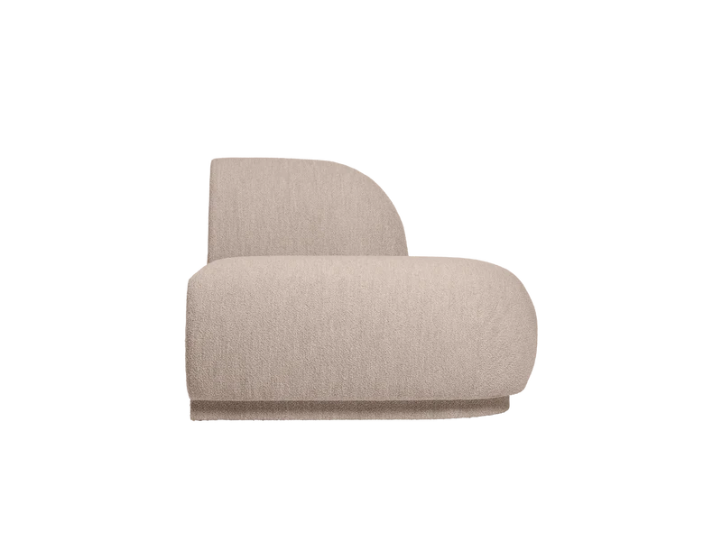 Rico Sofa Open End Right - Soft Bouclé - Natural