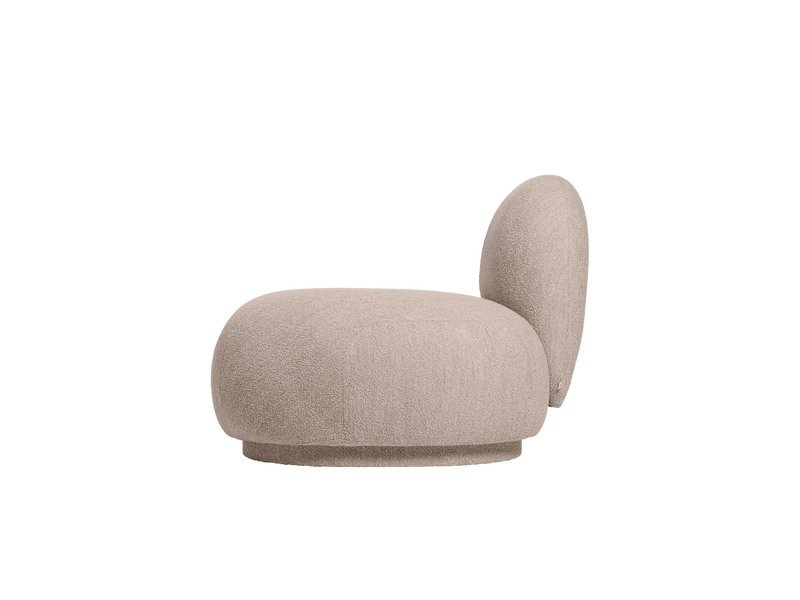 Rico Sofa Open End Right - Soft Bouclé - Natural