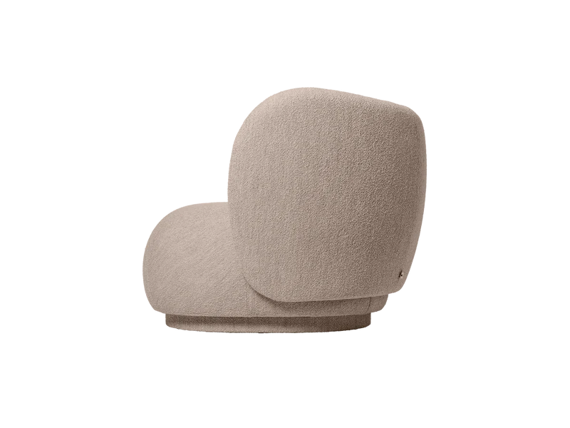 Rico Sofa Armrest Right - Soft Bouclé - Natural