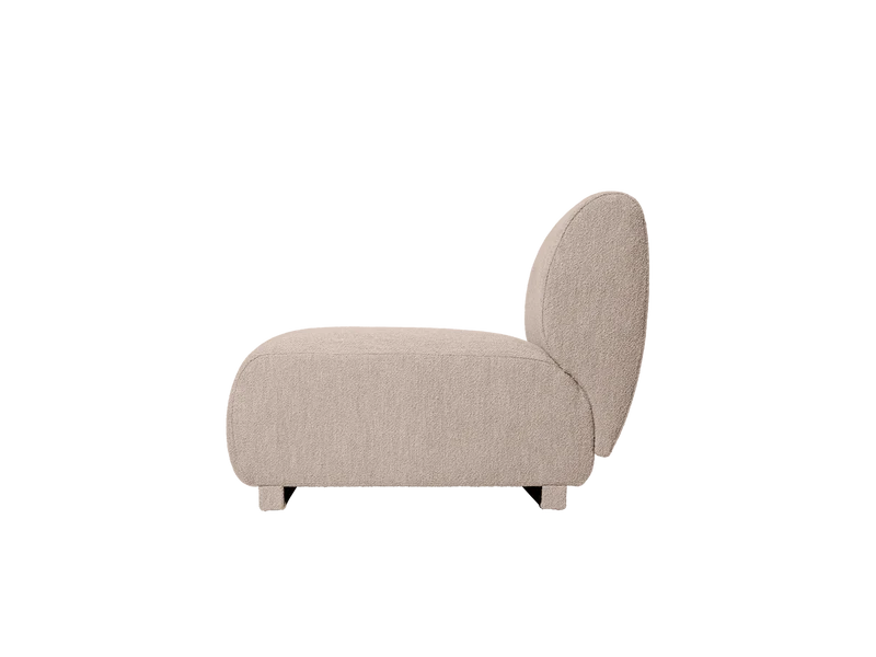 Rico Sofa Open End Left - Soft Bouclé - Natural