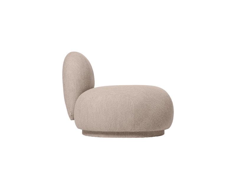 Rico Sofa Open End Left - Soft Bouclé - Natural