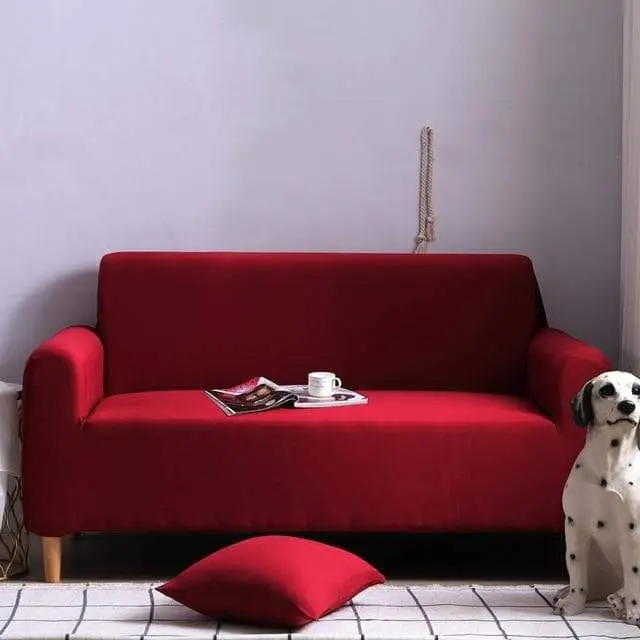 UNICOLOR - Housse extensible canapé et fauteuil