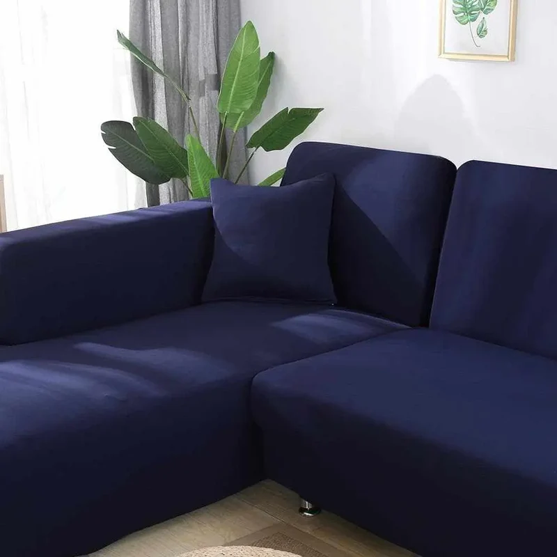 NAVY - Housse extensible pour canapé d'angle
