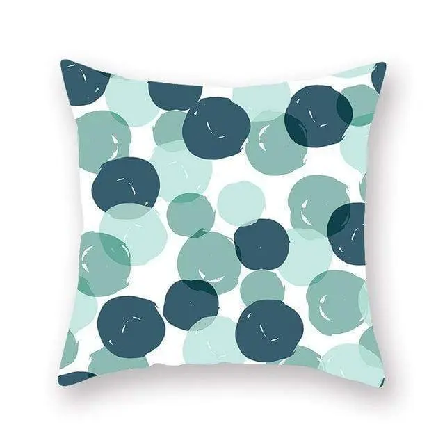 GEOPILLOW - Housse de coussin géométrique pour canapé