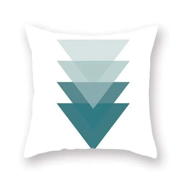 GEOPILLOW - Housse de coussin géométrique pour canapé