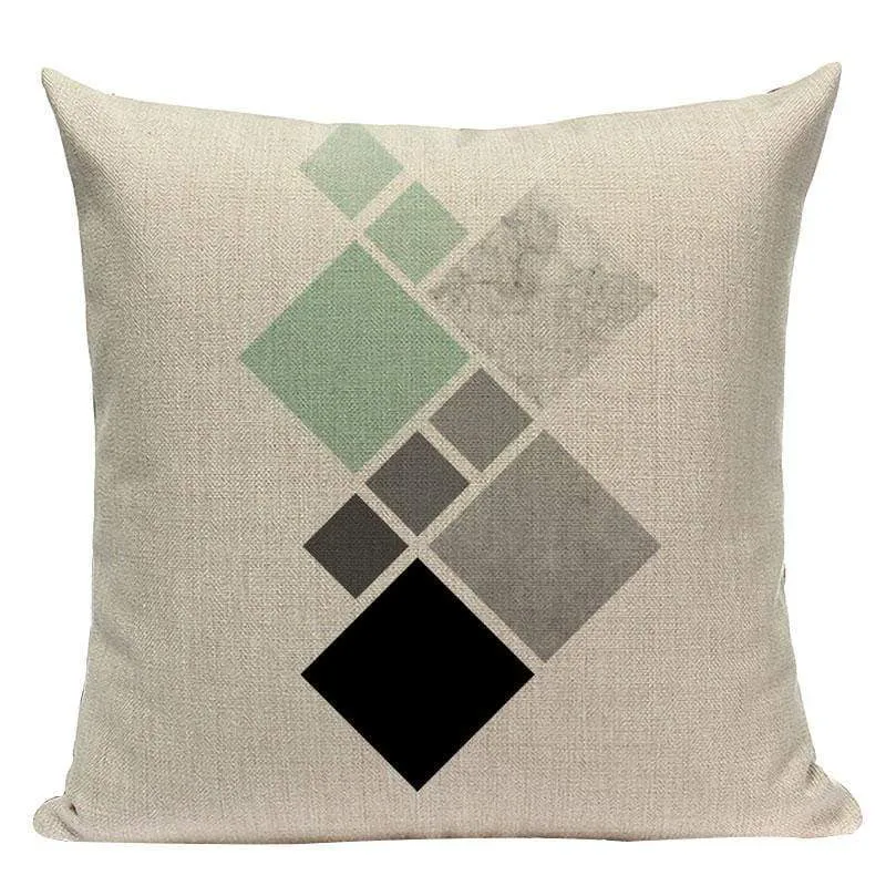 VERT - Housse de coussin