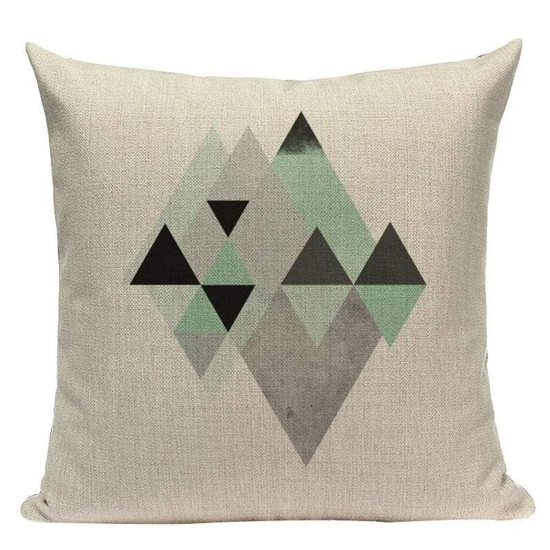 VERT - Housse de coussin