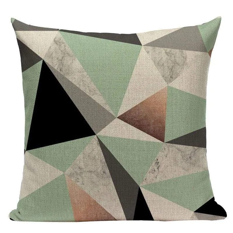 VERT - Housse de coussin