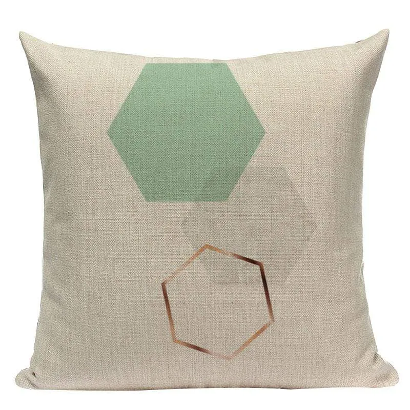 VERT - Housse de coussin