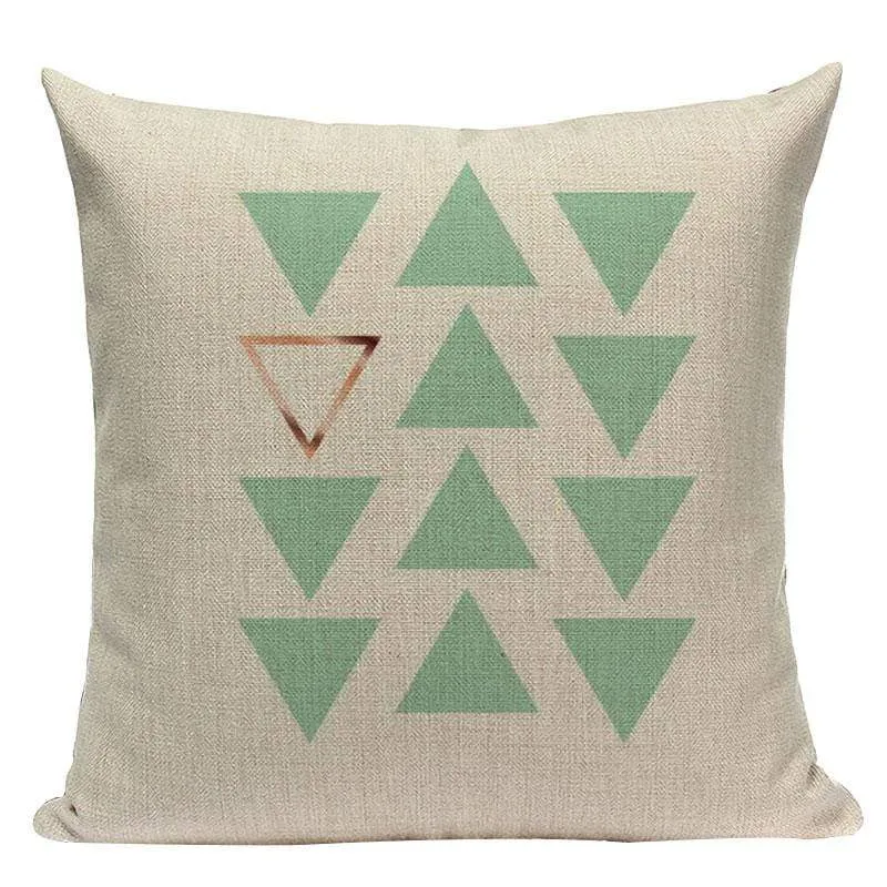 VERT - Housse de coussin