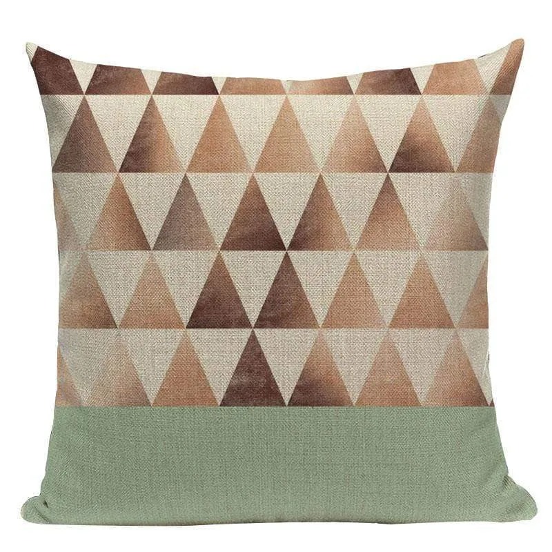 VERT - Housse de coussin