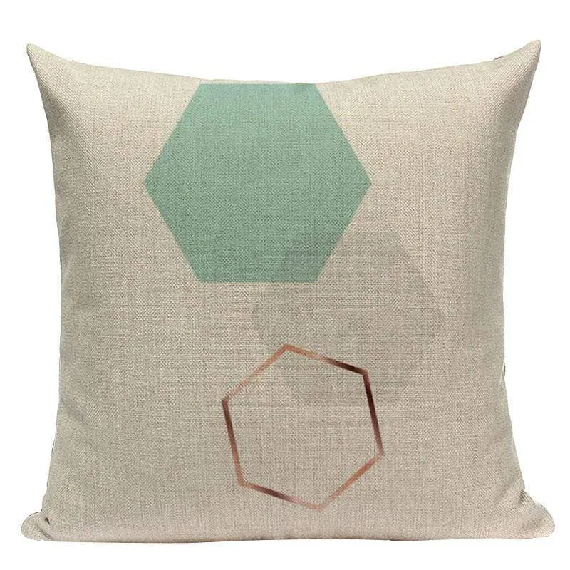 VERT - Housse de coussin