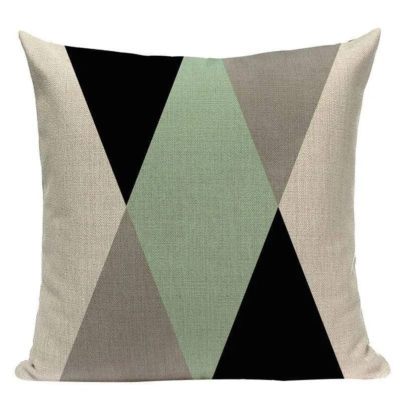 VERT - Housse de coussin
