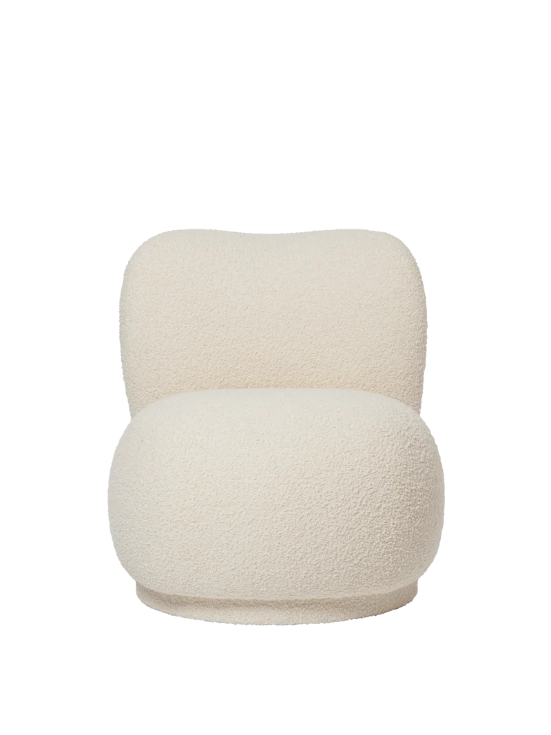 Rico Piccolo Lounge Chair - Swivel - Nordic Bouclé - Off-White