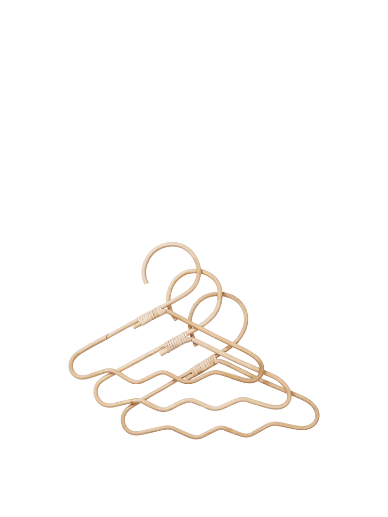 Wavi Clothes Hangers - Set of 3 - Natural