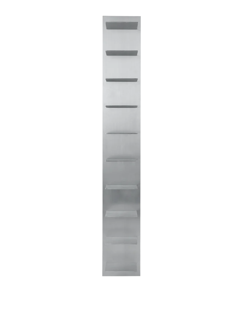 Lager Wall Shelf - Tall - Aluminium