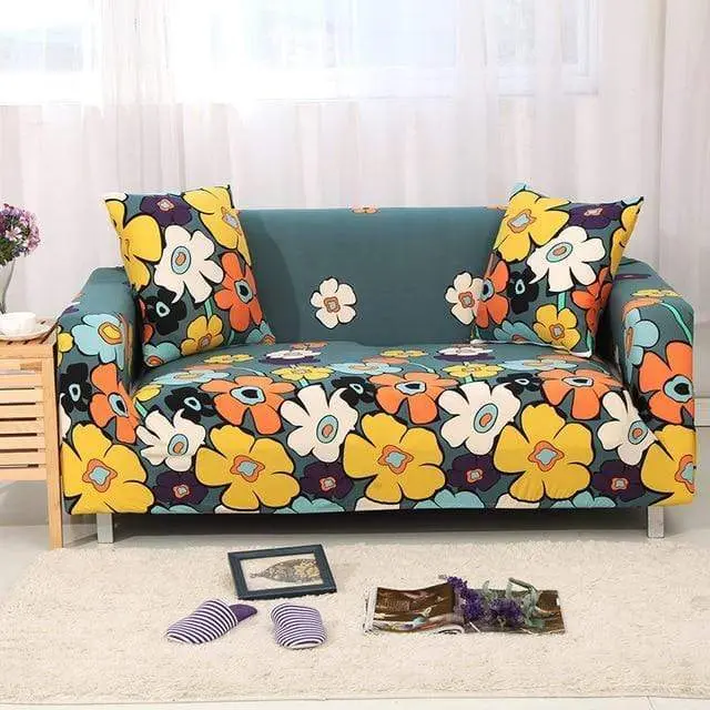 FLEURY - Housse extensible pour canapé et fauteuil - Housse De France