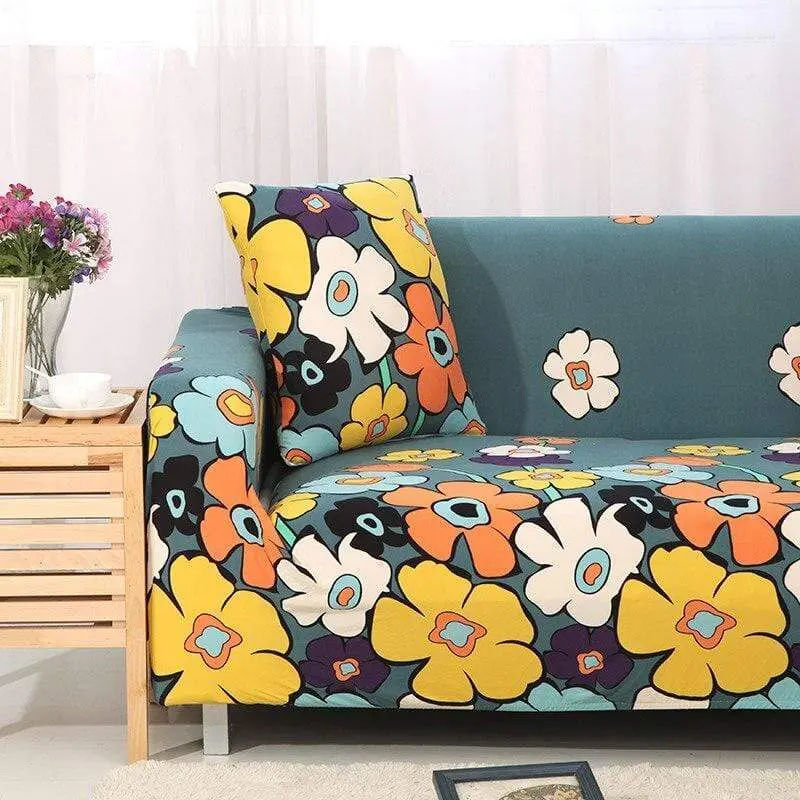 FLEURY - Housse extensible pour canapé et fauteuil - Housse De France