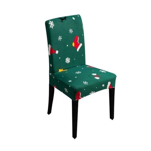 XMAX - Housse de chaise extensible au motif de noël