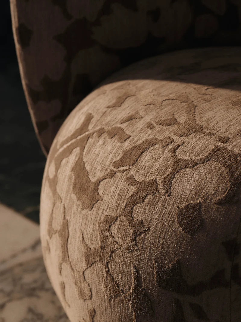 Rico Lounge Chair - Cilla - Taupe