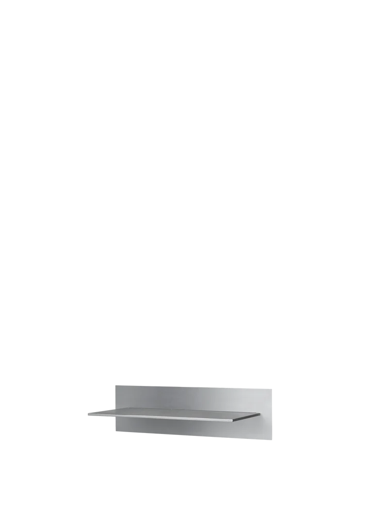Lager Wall Shelf - Single - Small - Aluminium