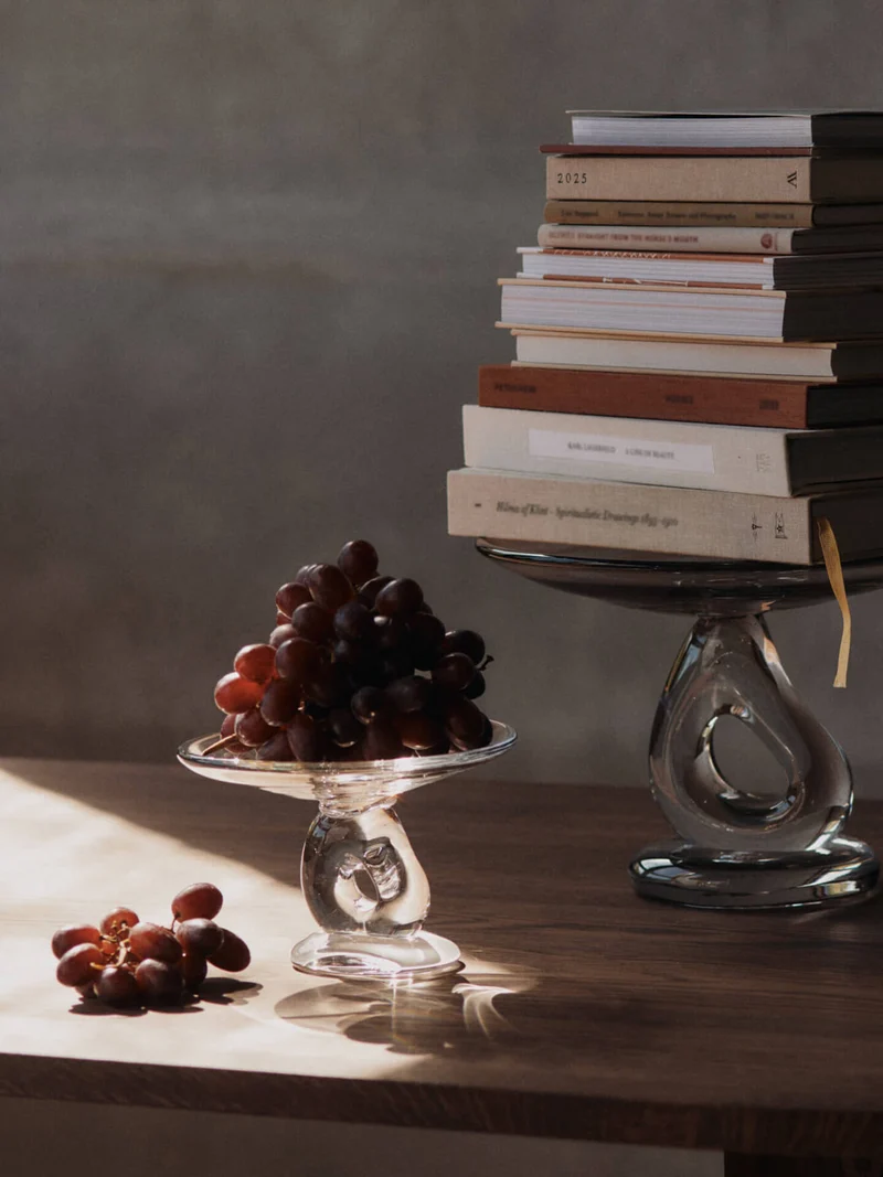 Damo Glass Centrepiece - Small - Clear