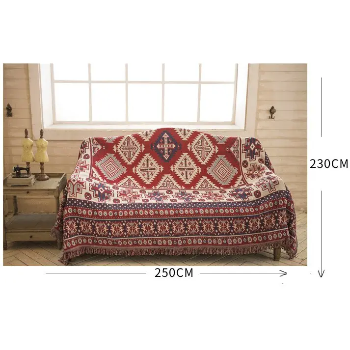 Housse de canapé, couverture en coton américain - AMEXO