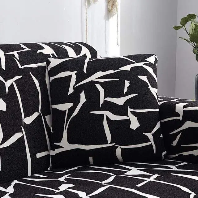 GOLDEN - Housse de coussin imprimée extensible