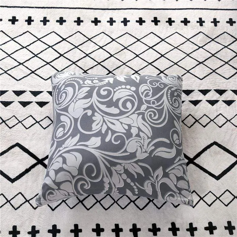 GOLDEN - Housse de coussin imprimée extensible