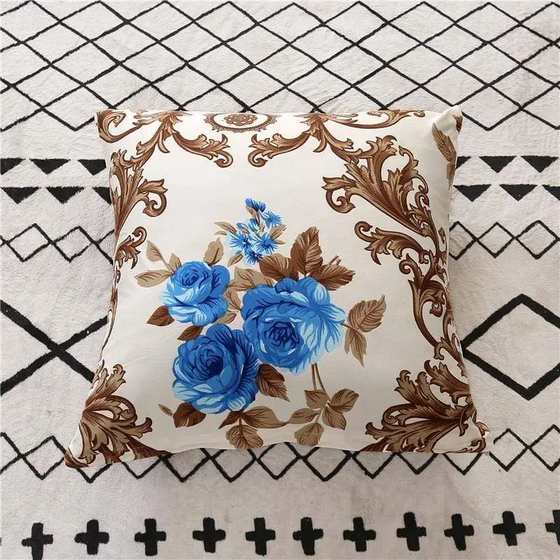 GOLDEN - Housse de coussin imprimée extensible