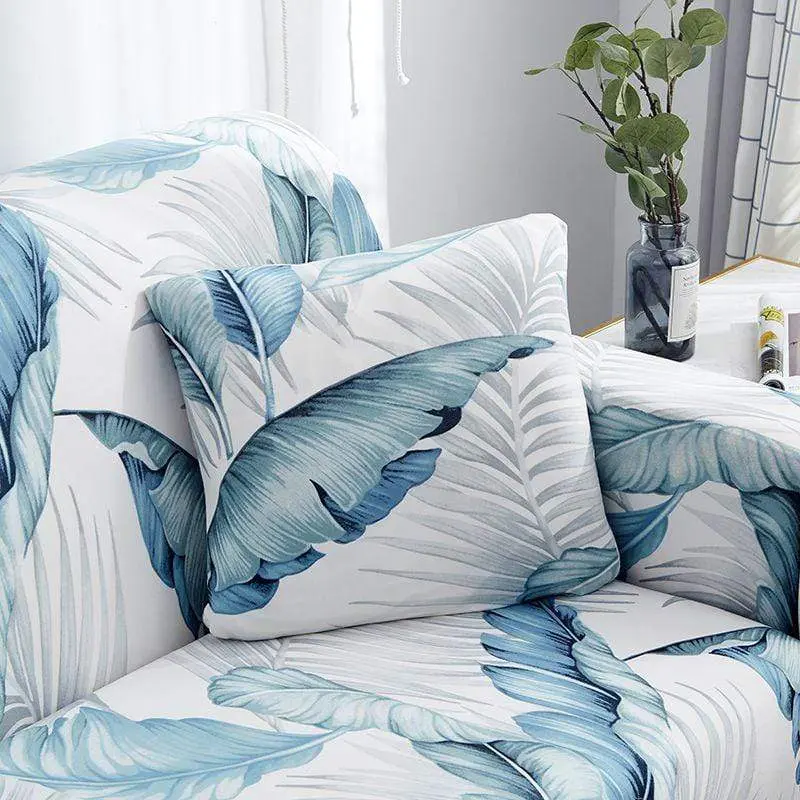 GOLDEN - Housse de coussin imprimée extensible