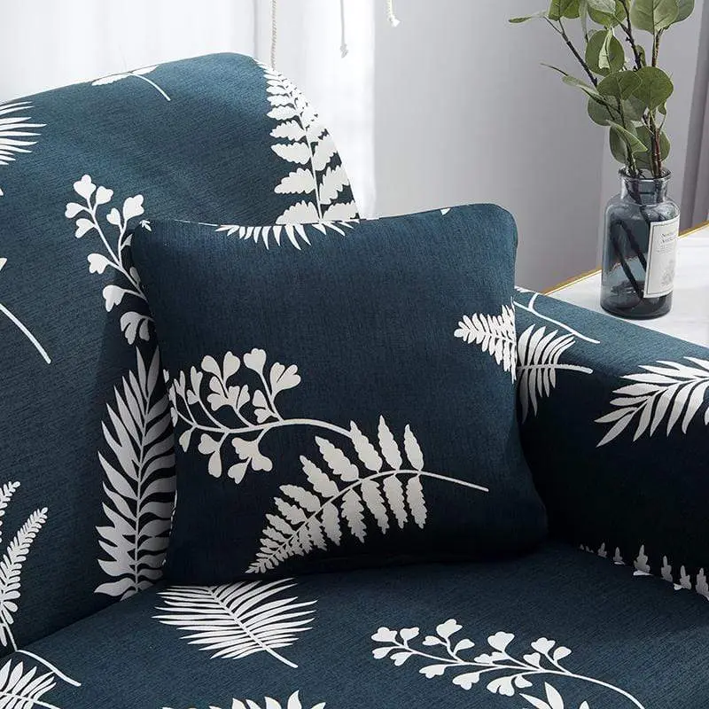 GOLDEN - Housse de coussin imprimée extensible