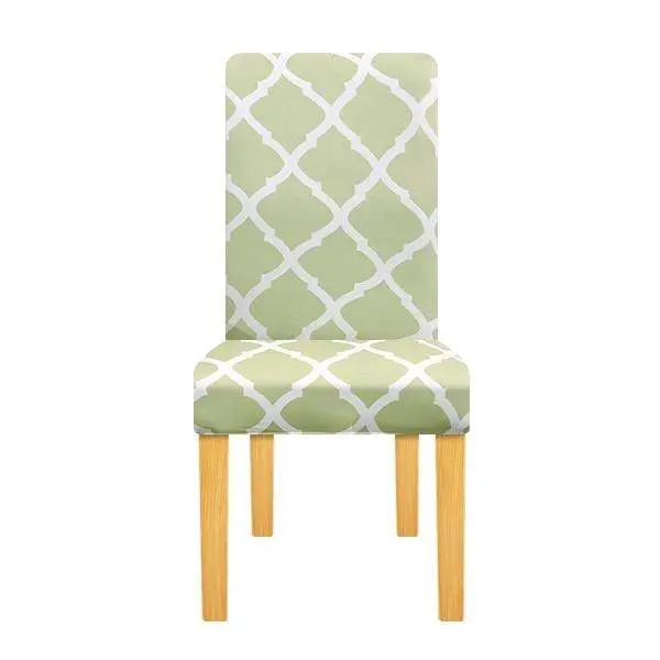 UNICHAIR - Housse de chaise extensible, géométrique, élastique de taille universelle