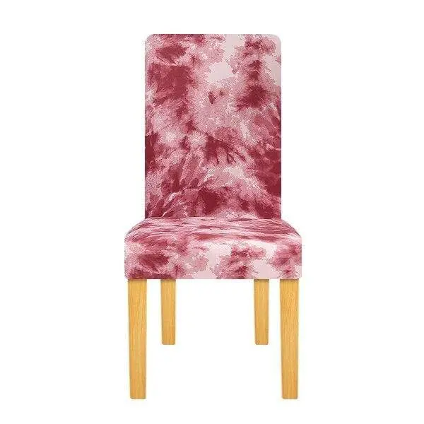UNICHAIR - Housse de chaise extensible, géométrique, élastique de taille universelle