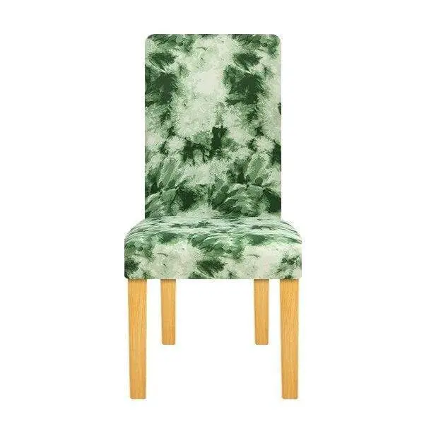 UNICHAIR - Housse de chaise extensible, géométrique, élastique de taille universelle