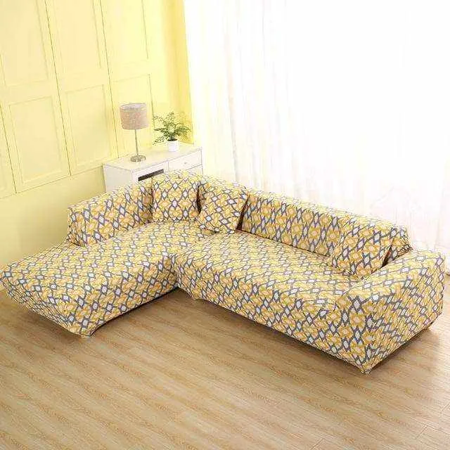 Housse canapé d'angle extensible et résistante SCORNER