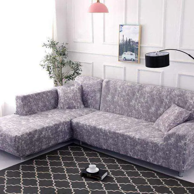 Housse canapé d'angle extensible et résistante SCORNER