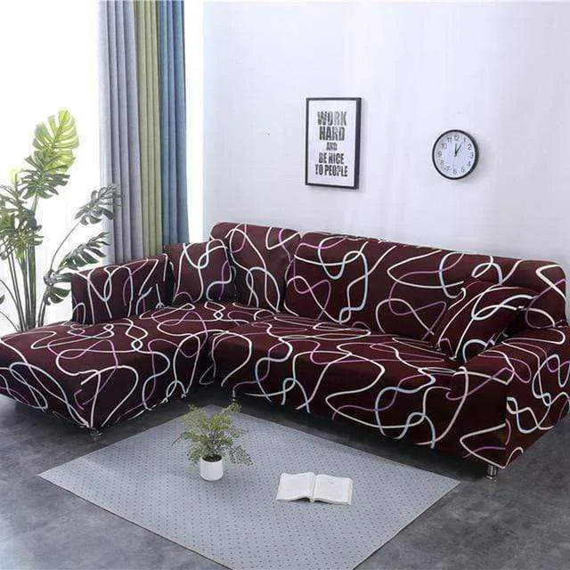 Housse canapé d'angle extensible et résistante SCORNER