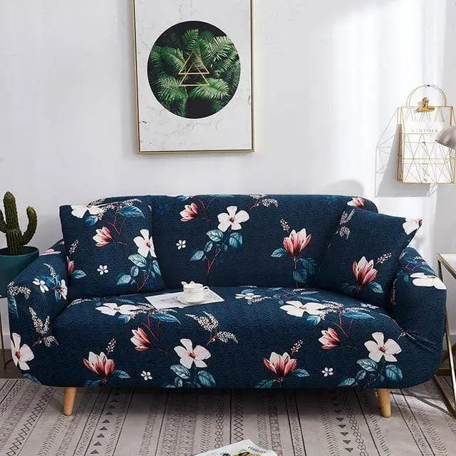 FLEURIE - Housse de canapé convertible aux couleurs d'été