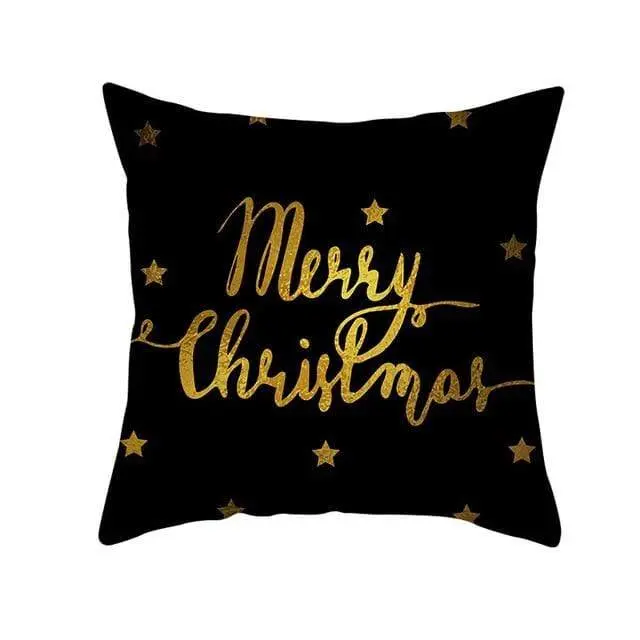 Coussin Noel Noir-Housse de France