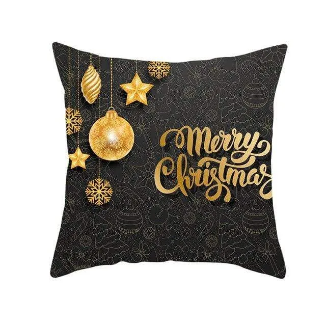 Coussin Noel Noir-Housse de France