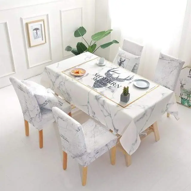 MYSTER - Housse de chaise et Nappes de table décorative