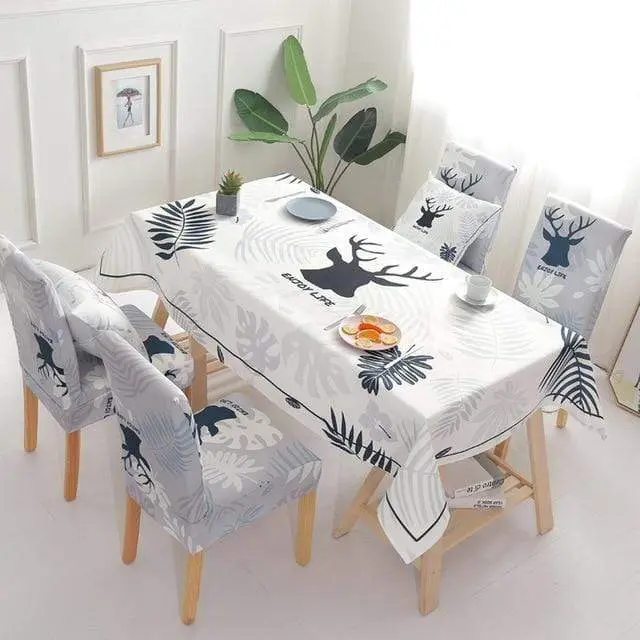 MYSTER - Housse de chaise et Nappes de table décorative